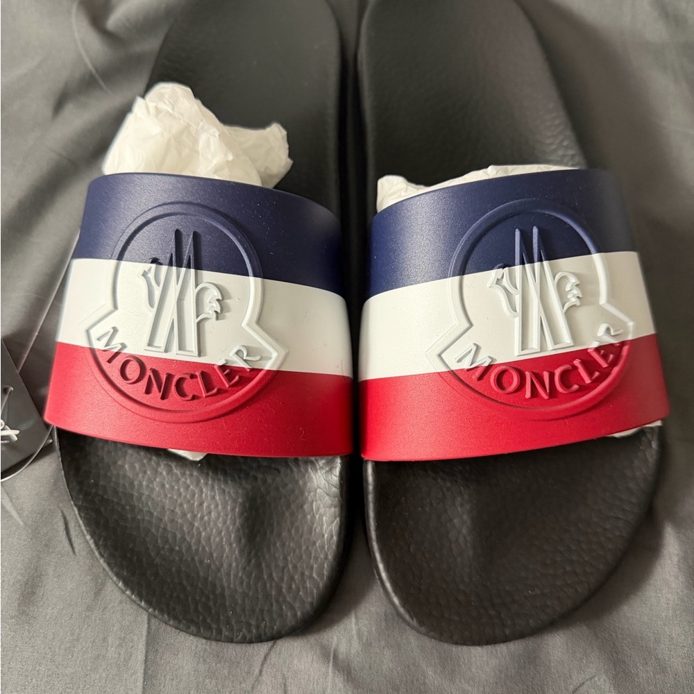 Moncler Basile Rubber Slides Size 41EU/8US Men’s